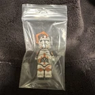 LEGO STAR WARS DECALED COMMANDER CODY CLONE TROOPER MINIFIGURE W/ACCESSORIES