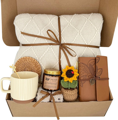 Get Well Gift for Women,Sending Sunshine Self Care Package Thinking of You Uniqu
