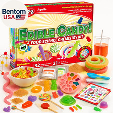 Edible Candy Making Science Kit for Kids Ages 8-12 Years Old - Food Science Chem