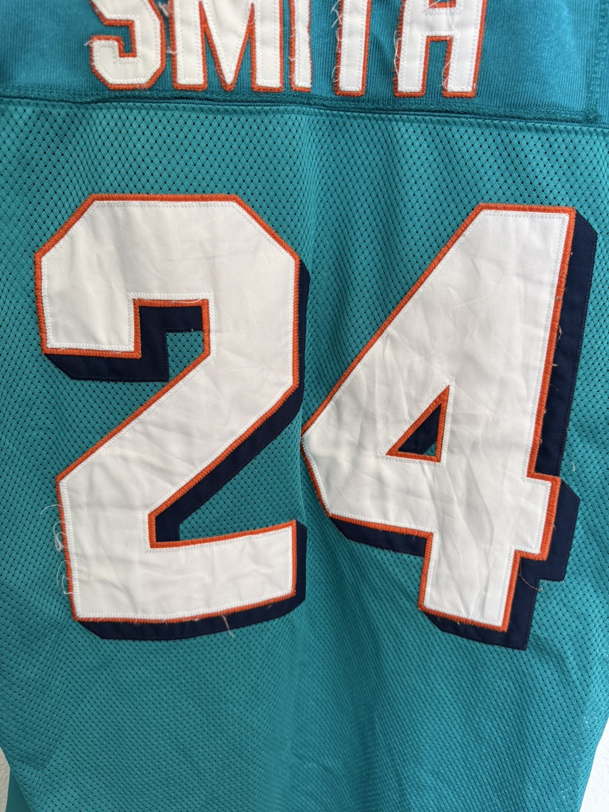 Miami Dolphins #24 jersey embroidered (M) thumbnail 10