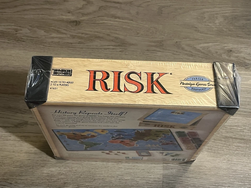 RISK (2003) Wooden Nostalgia Edition - Brand New / Sealed - Parker Brothers - Image 3 of 4