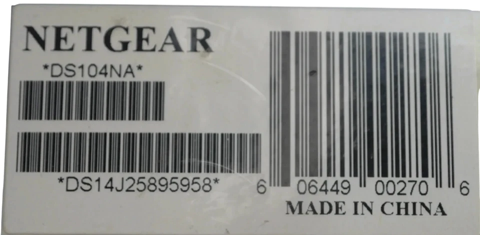 Netgear 10/100 Mbps Pro Series Dual Speed 4 Port Hub DS104 - Free Shipping - Image 4 of 4
