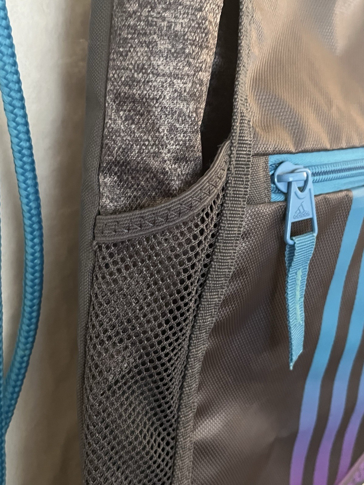 Adidas Sackpack Drawstring Backpack BookBag Mediu… - image 5