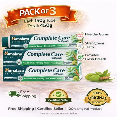 Complete Care Toothpaste 150g x3 Daily Oral Care & Fresh Breath Free Shipping