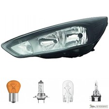 Scheinwerfer links Depo H7/H15 schwarz passt für Ford Focus III ab 2014-2018