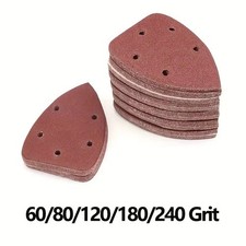 Image of 40x Mixed Mouse Sanding Sheets For Black and Decker Palm Sander Pads Sandpaper
