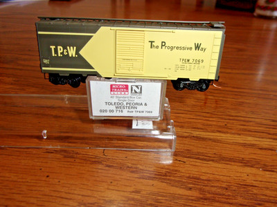 Micro-trains c 020 00 716 N-scale Toledo, Peoria & Western Boxcar #7069 ...