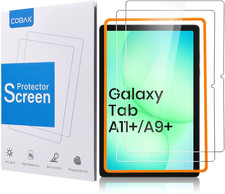 2-Pack Tempered Glass Screen Protector for Samsung Galaxy Tab A11 plus A11 20