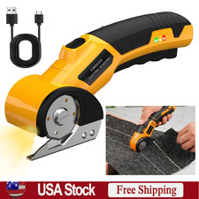 Cordless Electric Scissors,4V Rechargeable Cardboard Cutter Heavy Duty Scissor w