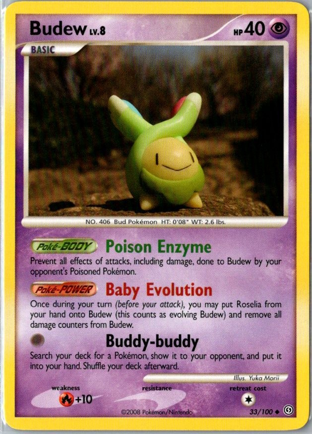 Budew 33/100 Uncommon Stormfront LP