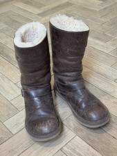 UGG Australia Women’s Kensington Brown Sheepskin Boots UK Size 5.5