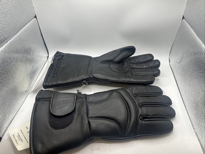 Olympia Sports 8600 Black Leather Thinsulate Winter Gloves Size Medium NEW