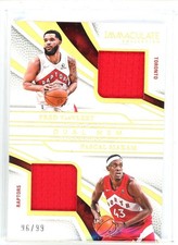 2024-25 Panini Immaculate Fred VanVleet/Pascal Siakam Jersey #96/99 (DG)