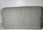 Pottery Barn Hudson Handcrafted Heathered Velvet Full/Queen Quilt & 2 Shams 