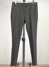 Vintage 04AW Archive John Galliano Birdseye Flare Slacks 38