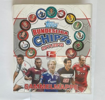 Topps Bundesliga Chipz 2011/12   alle Spieler, Logos & Gold-Chips komplett
