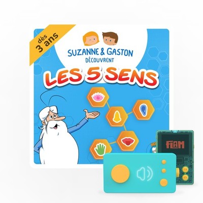 COFFRET LIVRE AUDIO  S&G DECOUVRENT LES 5 SENS