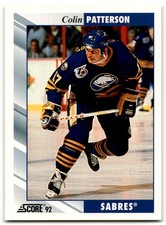 1992-93 Score Colin Patterson Buffalo Sabres #312