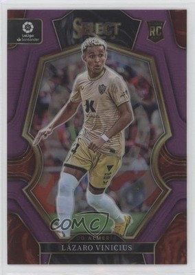 2022 Select La Liga Mezzanine Purple Prizm 42/75 Lazaro Vinicius Rookie RC 0j05