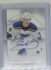 2024 UPPER DECK SP AUTHENTIC #105 ZACHARY BOLDUC RC FUTURE WATCH AUTO /999