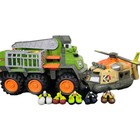 Matchbox Big Boots Dino Patrol Adventure Squad Truck, Helicopter, & 5 Figures