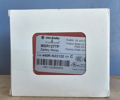 Allen-Bradley MSR127TP GUARDMASTER SINGLE-FUNCTION SAFETY RELAY 440R-N23132