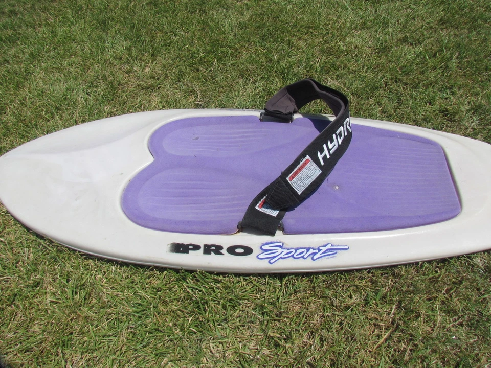 Vintage Hydroslide Pro Sport 53" Kneeboard with Strap White Good Shape Read - Image 3 of 4