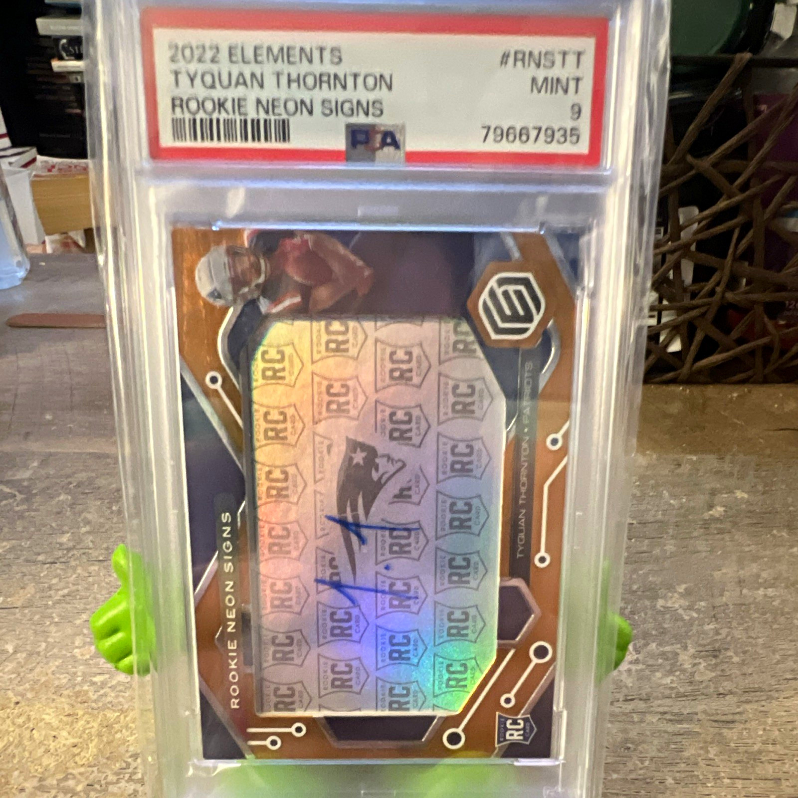 Tyquan Thornton Panini Elements Rookie Neon Signs #RNSTT Orange