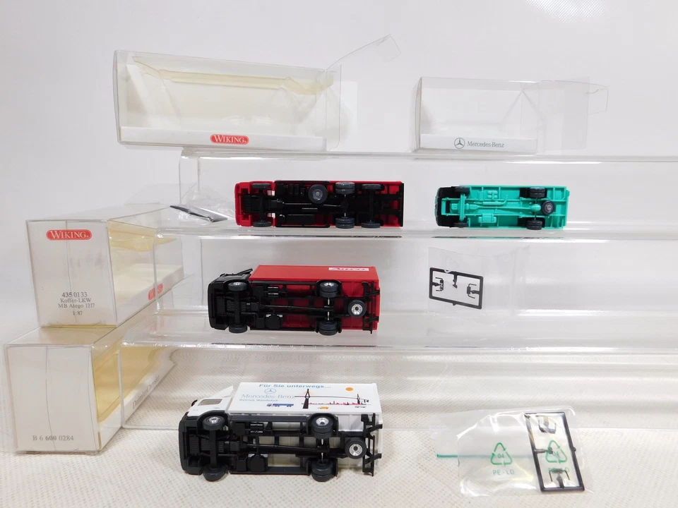 Wiking 1:87 H0 4X MB 435 562 Wandsbek Auto Usate Garanzia SG/Mint #EG947-0,5 - Immagine 3 di 4