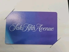 Saks Fifth Avenue Classic Logo Gift Card $50 W/gift envelope - Free Shipping!