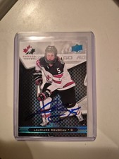 Lauriane Rougeau Signed Team Canada Blue Parallel Signature Autograph Woman Auto