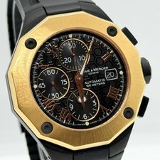 Baume & Mercier Riviera XXL Chrono 5049059 K18YG Black AT Men's Total Weight 138 2