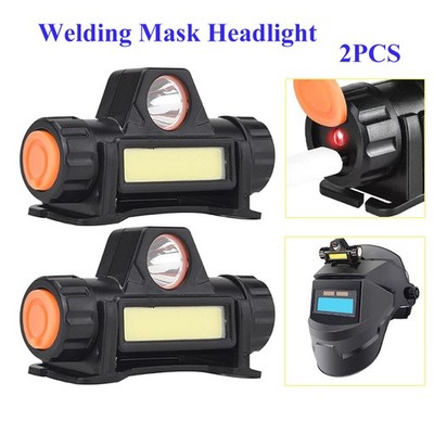 Automatic Dimming Headlight For Welding Helmet USB Charging 2-Purpose Light New