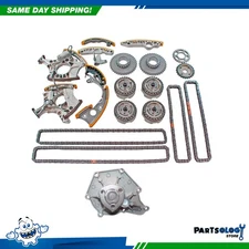 DNJ TK814VWP Timing Chain Kit with Water Pump For 05-09 Audi 3.2L V6 DOHC 24V