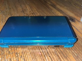 Nintendo 3DS Aqua Blue Handheld USA Console System CTR-001 w/ Pokemon Games