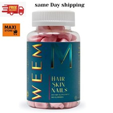 WEEM Hair Skin and Nails Gummies - Supports Healthy Hair - Vegan biotin Vitamins