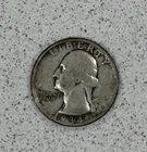 Washington Quarter Silver 25C 1934 Circulated US Coin Uncertified