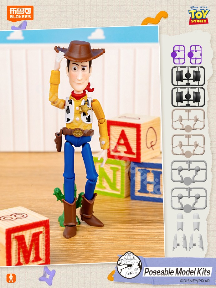 BLOKEES Toy Story Elite Version 01 Blindboxes Poseable Model Kit