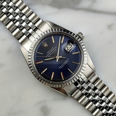 ROLEX Datejust 36 Blue Dial 1978 Serviced 04/2026 [REF. 1603]