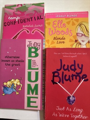 Tween Girls Chapter Book Lot Judy Blume Elle Woods Camp Confidential 4 PB