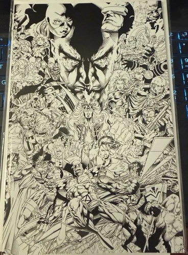 Uncanny X-Men # 1 Joe Quesada 1:1000 Virgin Sketch Variant 2018