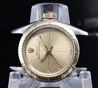 Vintage Rolex Oyster Perpetual cal 2030 28J T/T Steel & 14K Gold 6724 Watch $1NR