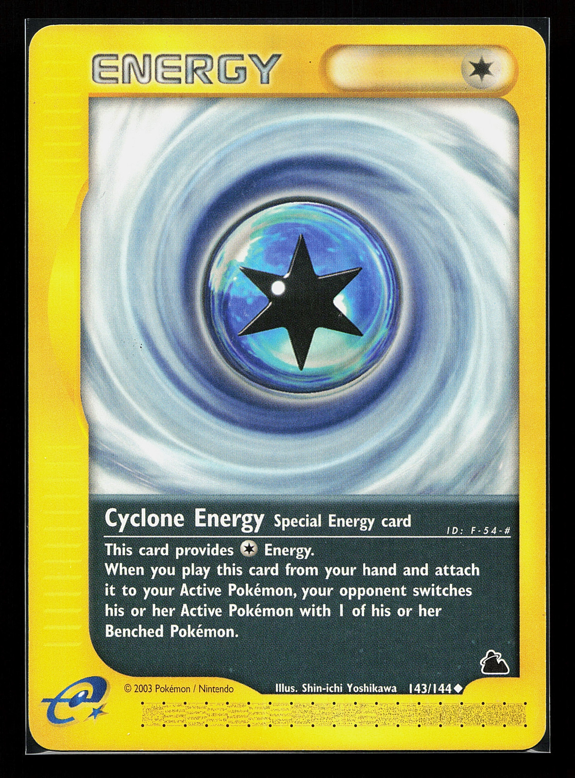Cyclone Energy 143/144 Uncommon Skyridge Pokémon Card