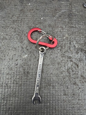 #ad Sears Craftsman USA Ignition Wrench Key Chain Ring 15 64” Novelty Red 42324 $11.00