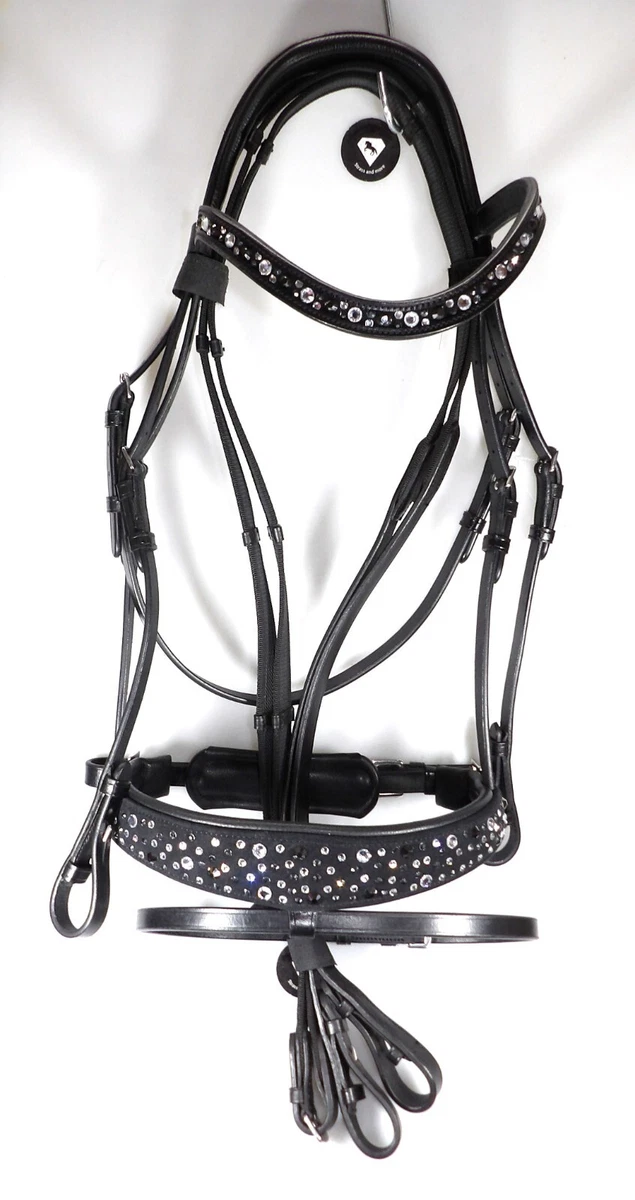 Bride Anglaise Kieffer Pour Cheval – Sang Chaud – Noir – Comme Neuve – Allemagne