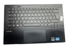 Sony Vaio SVS 131A11M Palmrest Black with Keyboard QWERTZ