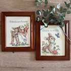 New ListingVintage Dimensions Cross Stitch Woodland Animal Frames