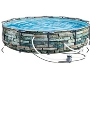 2021 Bestway Steel Pro MAX Above Ground Pool Set 12 Ft x 30” with Filter Pump 🌊