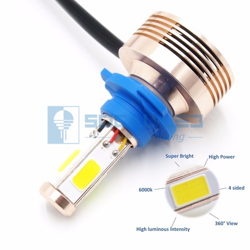 SOCAL-LED 2x 4S H4 9003 Headlight Bulb 80W LED Conversion Kit 6000K Xenon White - Picture 3 of 8
