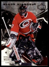 2003-04 Upper Deck Black Diamond #82 Kevin Weekes Mn12RV